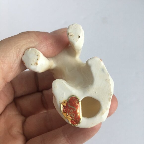 Vintage Dog Figurine Statue - White Standard or Mini Miniature Poodle - Picture 9 of 10